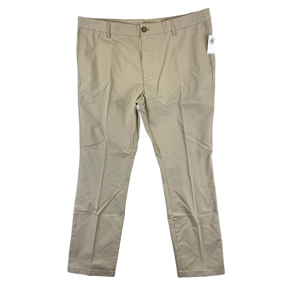 Old Navy Skinny Rotation Chino Pants Mens 40x30 Beige Flex Casual NWT